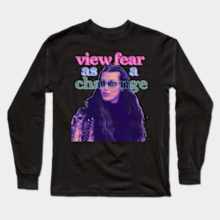 Bella Hadid View Fear As A Challenge Long Sleeve T-Shirt